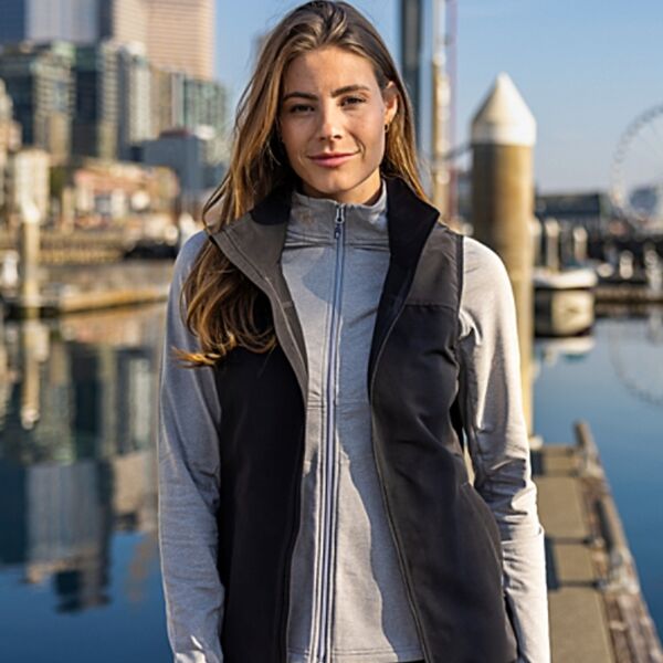 Cutter & Buck Charter Eco Recycled Full-Zip Womens Vest Thumbnail
